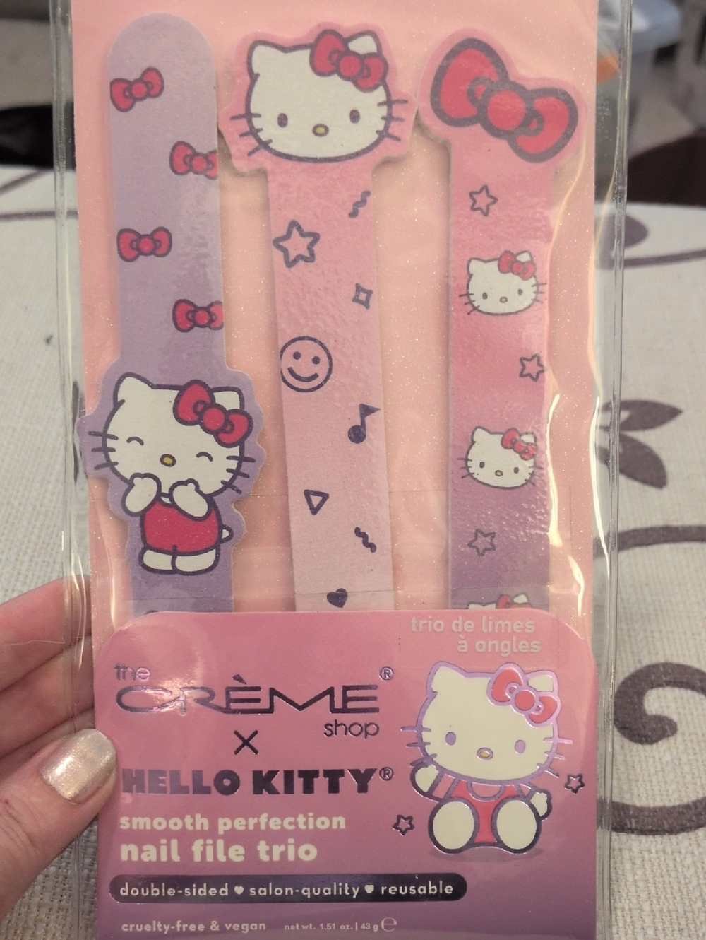 The Creme Shop Hello Kitty Smooth Perfection Nail File Trio